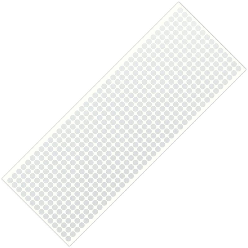 Golf Club  Golf Ball White Reflective Dot Stickers 3M Weatherproof Decals for Enhanced High Speed Camera Detection and Simulators 14 Inch Size Pack of 546