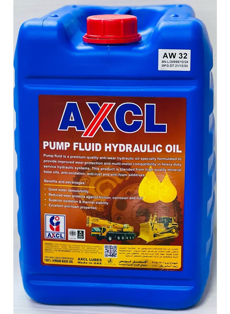 AXCL Hydraulic Oil AW32 20Ltr - Image 1
