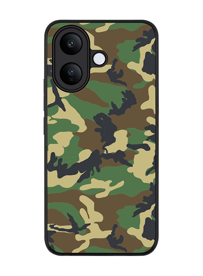 For vivo V60 Lite 5G / V60 Lite 4G Case,Slim fit Camera Protection, Shockproof Thin Phone cover  - Jungle Camo