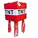 A Pinata 4 U APINATA4U Red Tnt Cube Pinata Game Themed Birthday Party Decoration Great for Diy Decorate Your Own Theme Party Celebration Gift for Kids and Game Lovers Pixel Block Pinata for Fun Party Decor - Image 2
