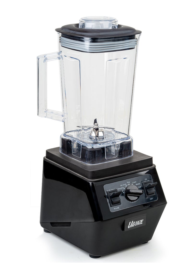 UGINE - Ugine Electric Blender, 2 L, 1350W, 6 speeds, Black - USAB2L - Image 1