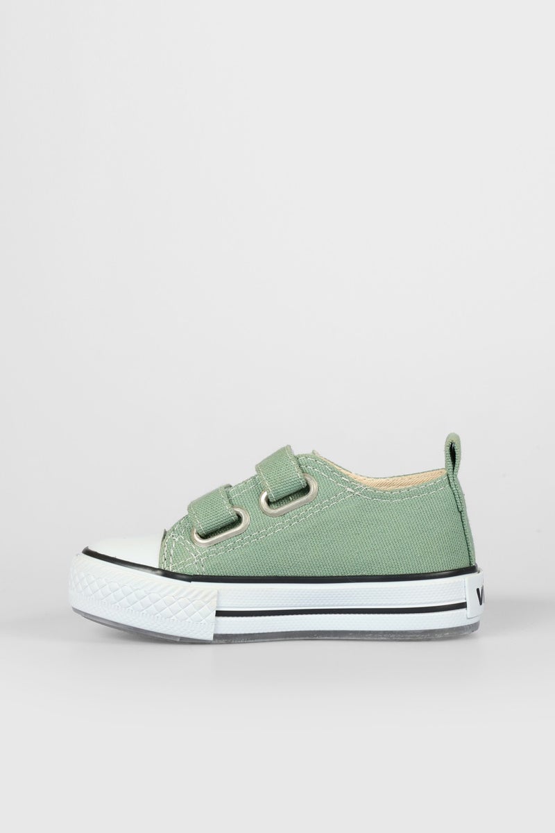 VICCO Pino Baby Lighted Linen Shoes Green  - Image 2