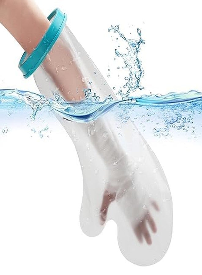 istore Waterproof Arm Cast Cover Wound Protector for Shower Bath Adult Reusable Anti-bactarial Sealed Cast Bandage Dressing Protective Sleeve Bag Covers for Arm, Hand, Wrist, Fingers, Thumb - Image 1