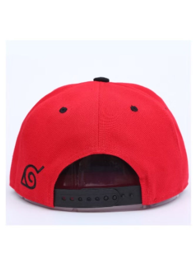 Naruto Ninja Fashion Flat Cap Red - Image 3