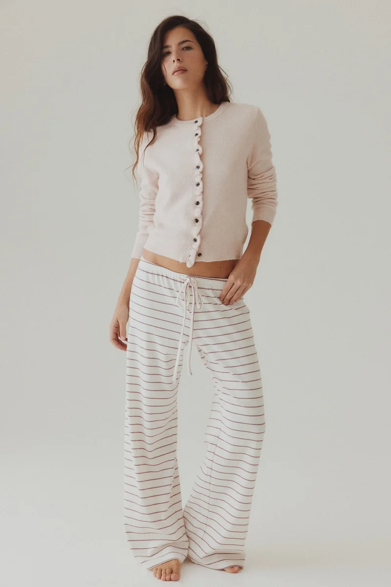 H&M Wide jersey trousers