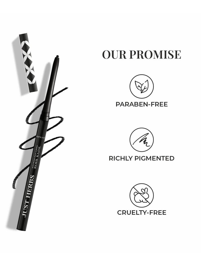 Just Herbs Just Herbs Eyeliner Waterproof and Smudge Proof Long Lasting Eyeliners 2.5g  - Image 4