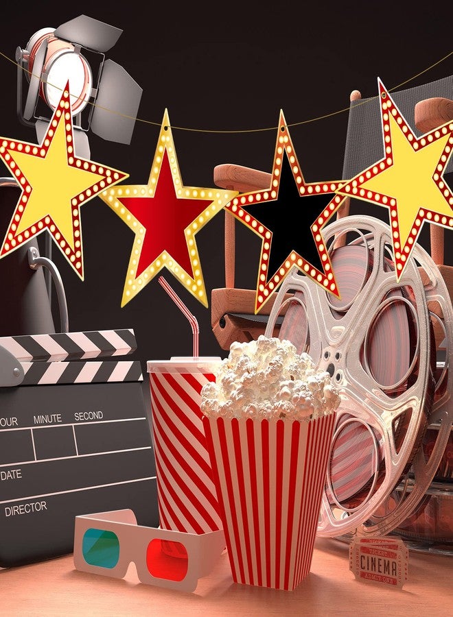 Geosar 150 Pcs Movie Star Cardboard Red Carpet Awards Night Cutouts Confetti Cutouts for Bulletin Board Movie Party Decoration Supply Wall (6 Inch) - Image 4