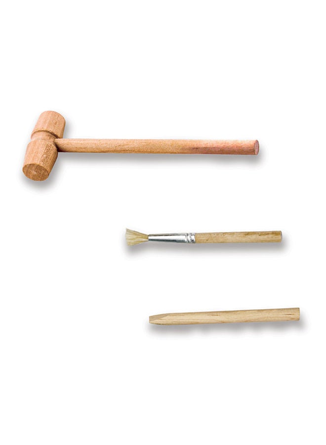 MAD TOYS مجموعة أدوات حفر الحفريات العلمية 5 هياكل عظمية للديناصورات - Image 2