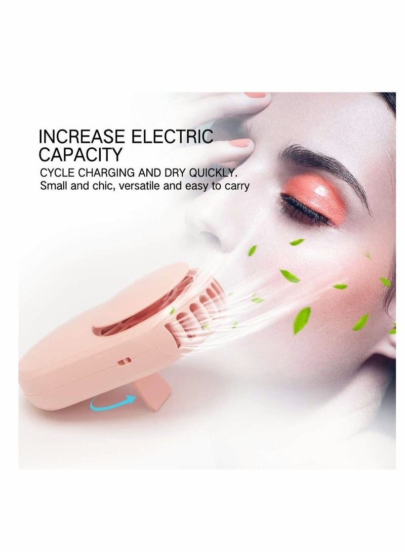 Excefore Eyelash Dryer Fan, Portable Rechargable Bladeless Mini USB Electric Cooling Fans for Essential Eyelash Extension Supplies  - Image 3
