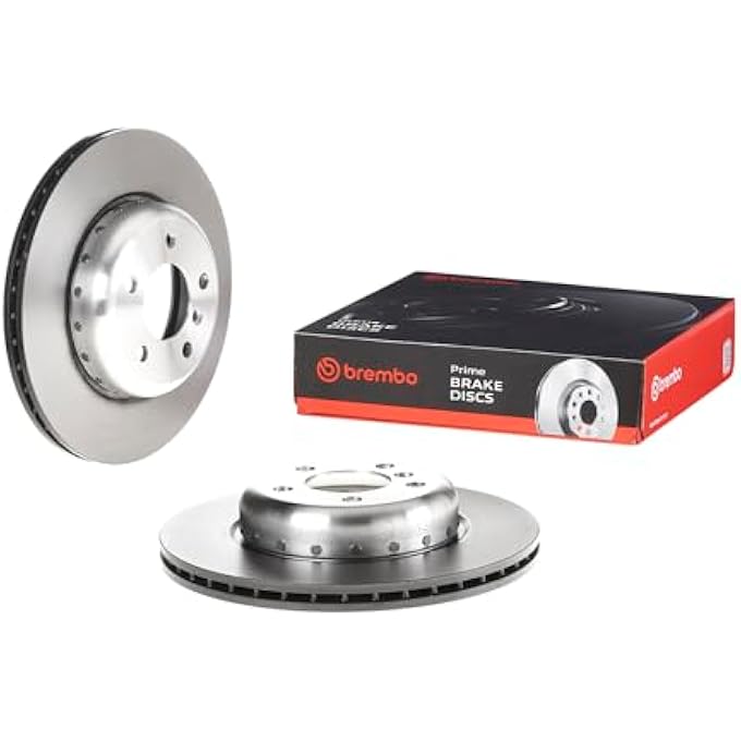 ريحني قرص فرامل بريمبو 09C41013 مطلي بالأشعة فوق البنفسجية الأمامي - Image 1