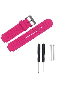 Replacement Strap For Garmin Forerunner 620 Solid Color Replacement Wrist Strap Watchband Rose Red