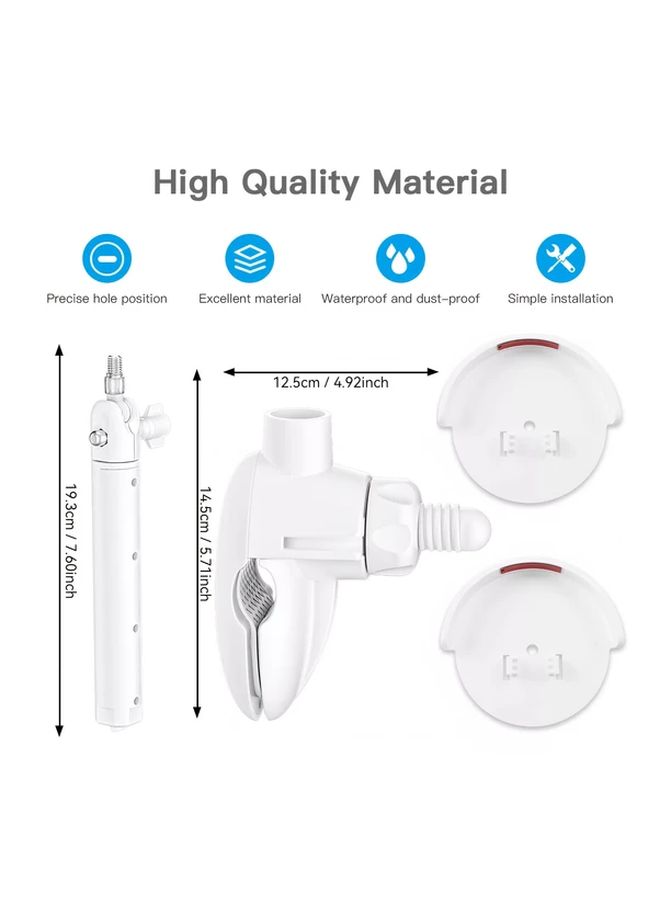 White Wall Mounted Baby Monitor Compatible with VTech Models VM5463 RM5764HD RM5766HD - Image 2