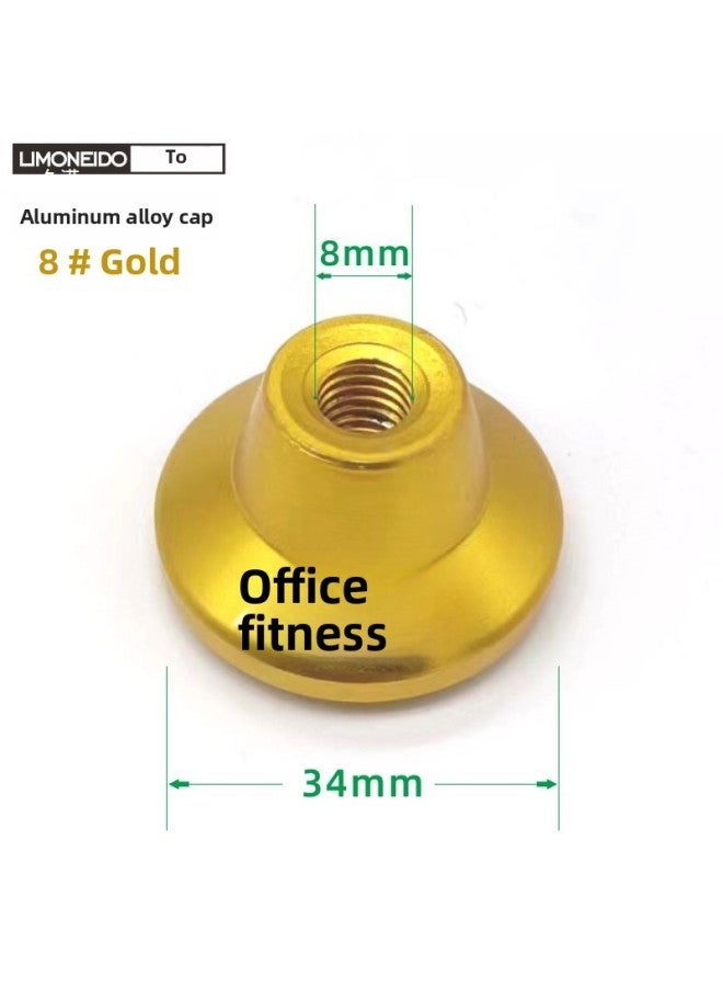 Aluminum Alloy Latch Cap Mushroom Head Counterweight Cap Limit Magnetic Pull Pin 10mm Screw Hole No. 8 Plastic Handle-Color:10mm Hole Plastic Yellow T-handle  - Image 4