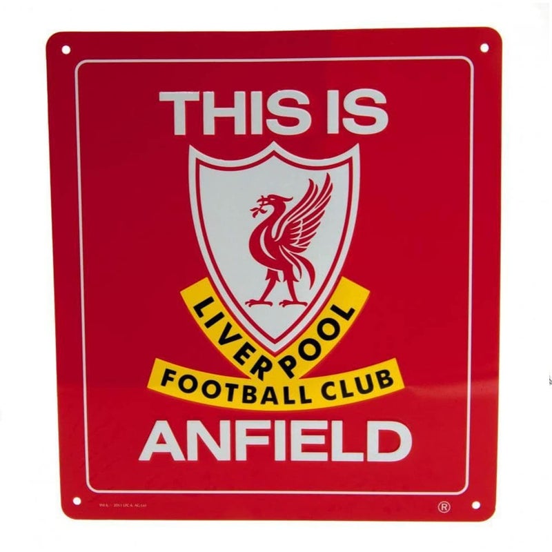 Storm Liverpool FC - "This is Anfield" Official Metal Sign - Image 5