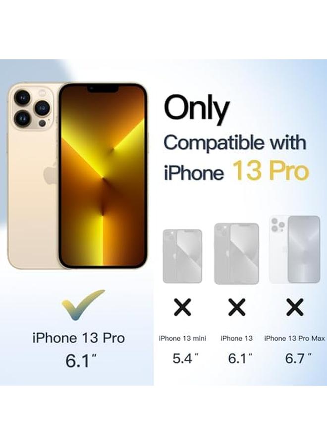 جي تيك جراب مغناطيسي لهاتف Iphone 13 Pro مقاس 6.1 بوصة متوافق مع Magsafe غطاء ممتص للصدمات للهاتف بلون سادة غير لامع إطار من مادة TPU مضاد للخدش وظهر شفاف باللون البيج - Image 2