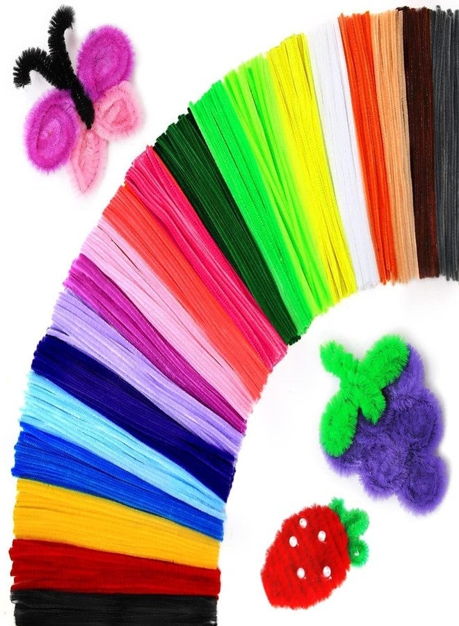 ProKart Premium Pipe Cleaners Flexible Chenille Stems for Creative DIY Art and Crafts Decorations, Crafts and Hobby, Furry Sticks for Kids Crafts and Projects (6 mm x 12 Inch, Multicolor, 30) - Image 4