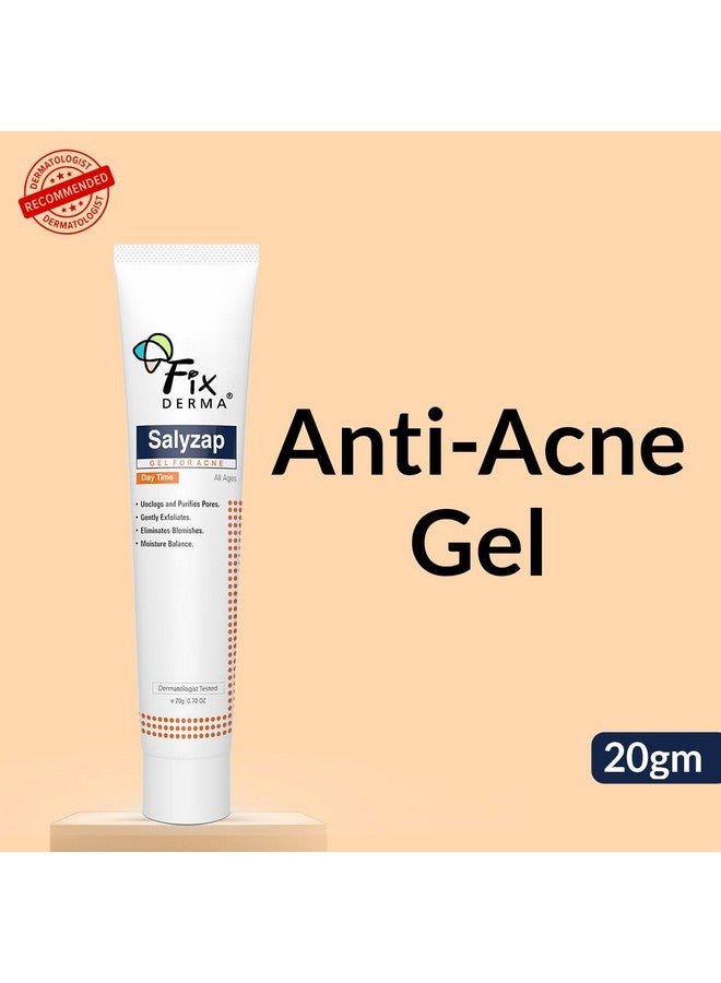 فيكسديرما جل Salyzap النهاري لحب الشباب مع حمض الساليسيليك لندبات حب الشباب والبثور ويفتح المسام ويقشر ويهدئ حب الشباب والاحمرار ويقلل من البثور مناسب للبشرة الدهنية والمعرضة لحب الشباب 20 مل - Image 2