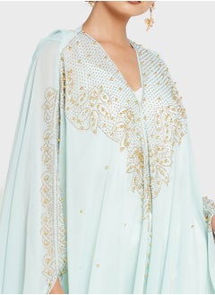 Khizana Embellished Abaya With Hood  - Image 3