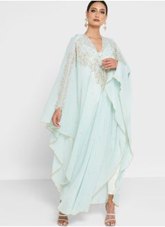 Khizana Embellished Abaya With Hood  - Image 4