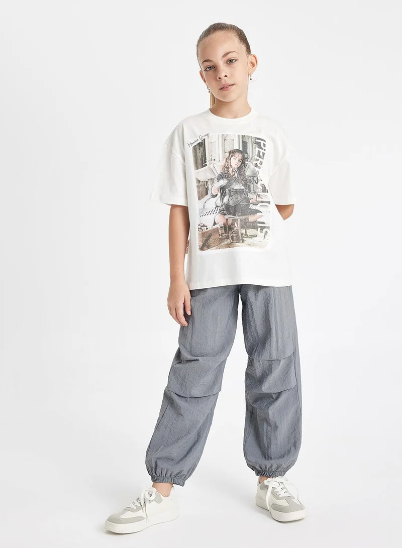 DeFacto  Harry Potter Oversized Fit Crew Neck Short Sleeve T-Shirt for Women | Best Price UAE