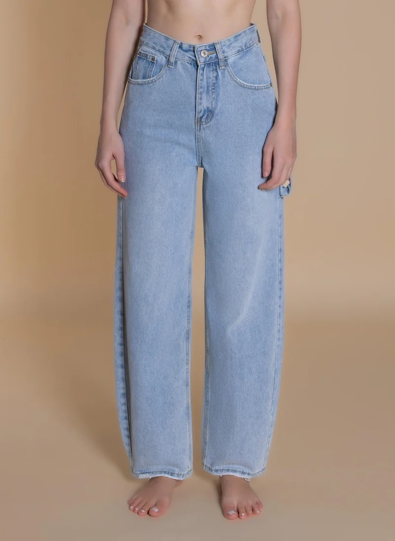 شايبس UTILITY WIDE-LEG JEANS