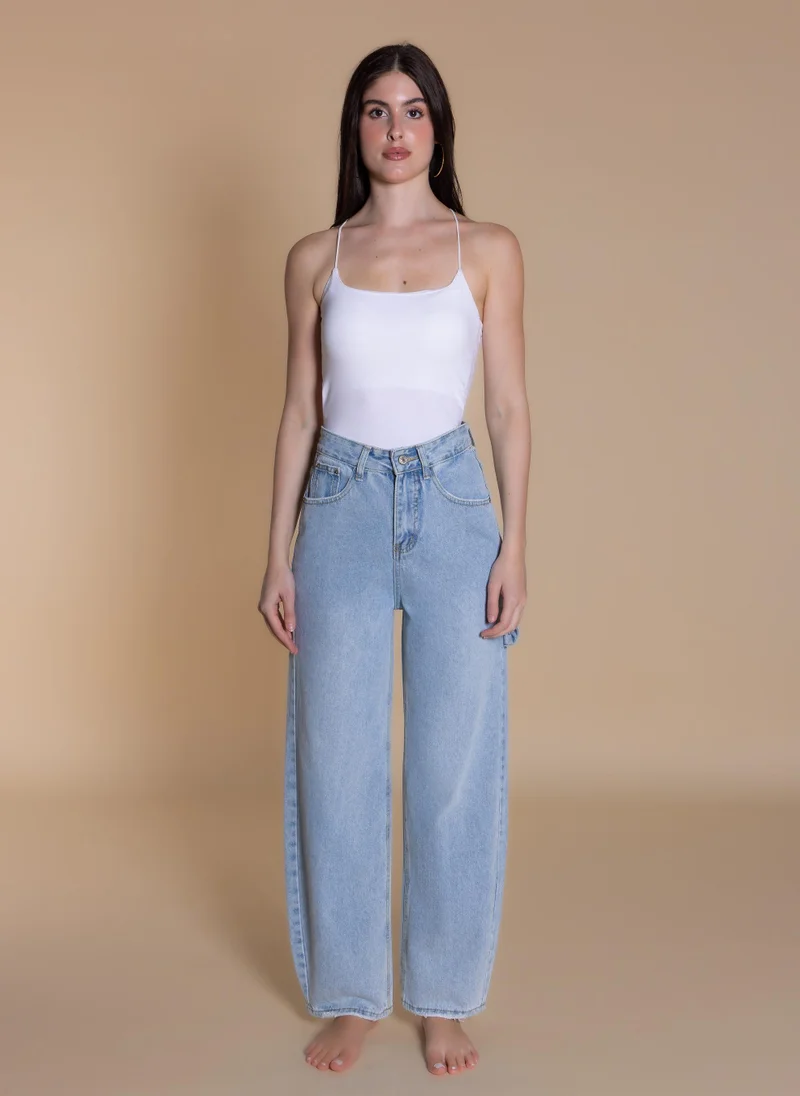 شايبس UTILITY WIDE-LEG JEANS