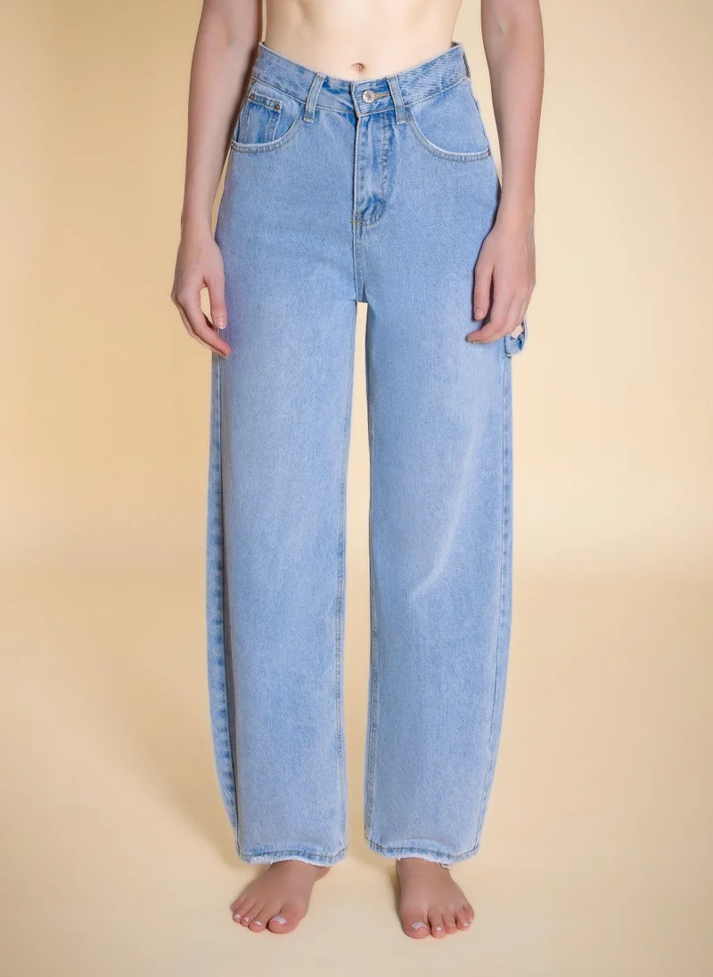 شايبس UTILITY WIDE-LEG JEANS