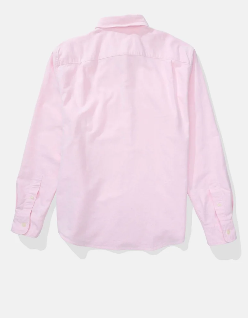 American Eagle  AE Everyday Oxford Button-Up Shirt for Men | Best Price UAE