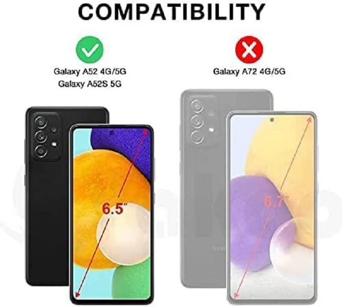 Nishtech غطاء خلفي شفاف هجين ناعم رفيع مضاد للغبار مع حماية الكاميرا لهاتف سامسونج جالاكسي A52 و A52s 5G - Image 2