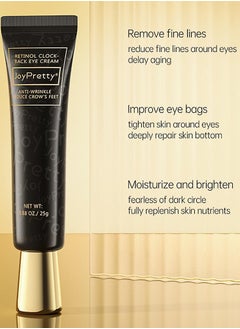 JoyPretty Retinol Anti Wrinkle Eye Cream Remove Eye Bags Puffiness Dark Circles Whitening Moisturizing Eyes Skin Care Remove Eye Bag Anti Puffiness Dark Circles Eye Gel Retinol Eye Serum 25g  - Image 2