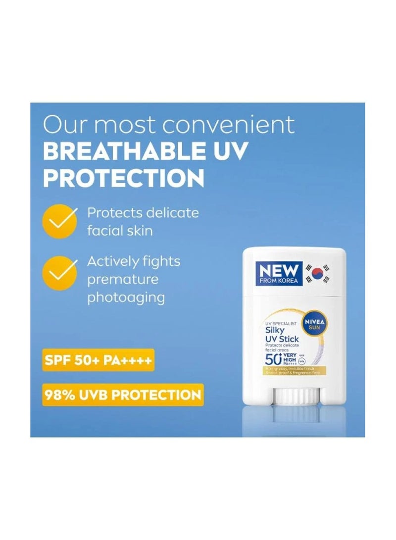 Nivea Sun Uv Face Stick Silky Spf50+ - Image 2
