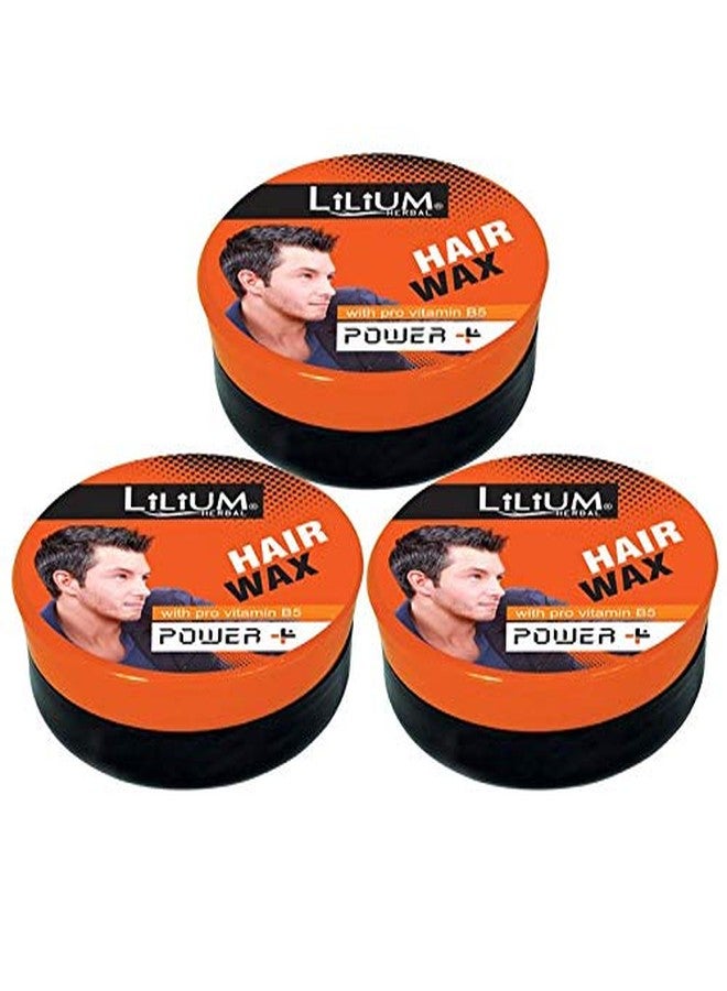Lilium Herbal Power Hair Wax, 85 g - Pack of 3 - Image 2