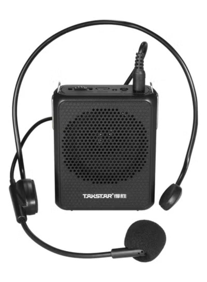 TAKSTAR E126A Sound Amplifier Portable Rechargeable Mini Voice Amplifier with Wired Headmount Microphone & Waistband for for Teaching Singing Training Presentation  - Image 2