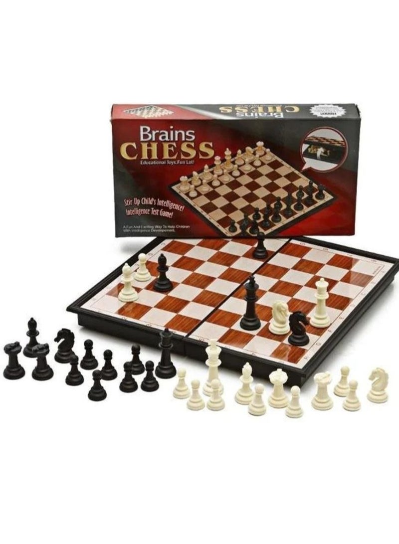 Foldable Magnetic Chess Set – Educational Chess Set for Adults and Children to Develop Intelligence