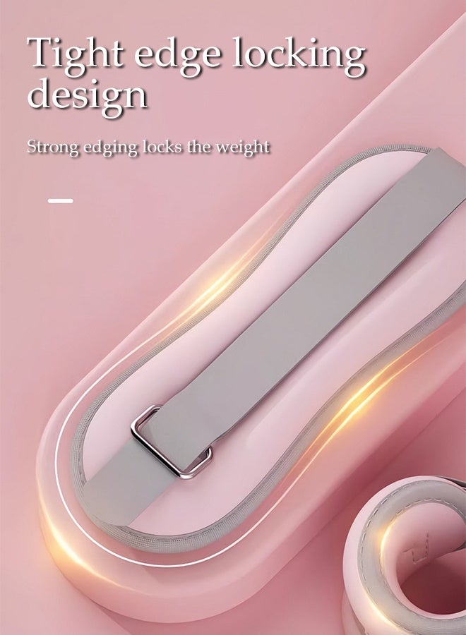 DUNISO 2Pcs Sand Weight Bag Strength Training Weight Set Adjustable Strap Sand Weight Bag for the Arms Feet Ankle Weight Wrist Weight Straps for Gymnastics, Aerobics, Physical Therapy, Gym Exercise （1kg×2） - Image 3