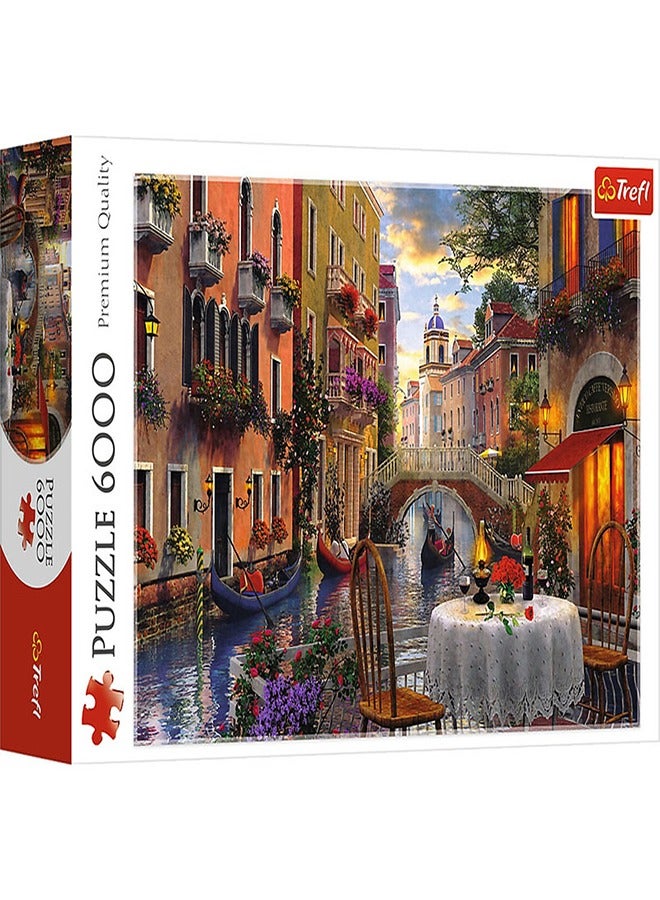 Trefl - 6000 Pieces Romantic Dinner Puzzle - 65003 - Image 1
