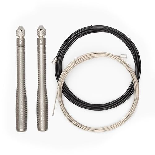 Elite Jumps Bullet COMP Jump Rope Speed Jump Rope for Double Under WOD Training High Performance Professional Speed Rope for Training and Fitness Lightweight Durable Skip Rope for Workout - Image 1