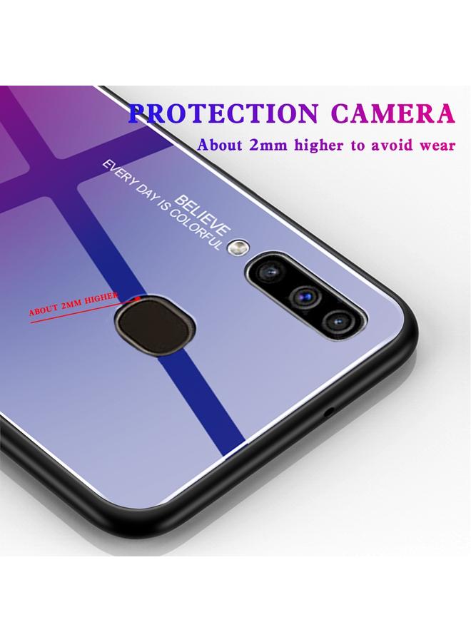 Zaboon Case For Galaxy A60 Gradient Color Glass Case - Image 4