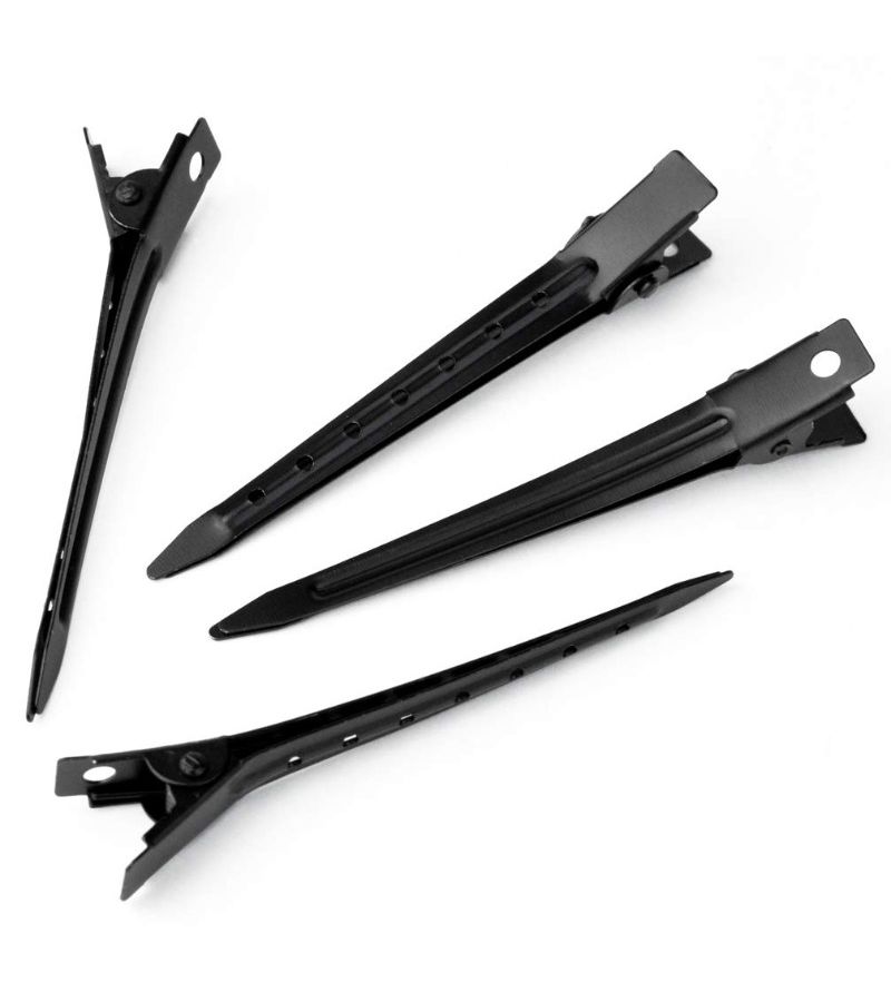 Large Black 8 Hole Duckbill Clips 3 Piece Set for Hair Styling Dyeing - Image 5