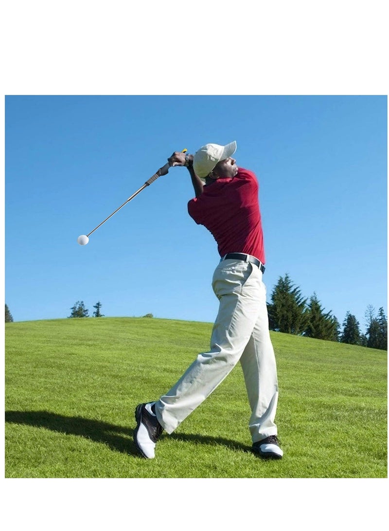 Generic Golf Swing Trainer Stretchable Golf Swing Training Device Aid for Tempo Rhythm Balance and Strength Emitting Swing Rod aids in Practice Lightweight Durable Golf Swing Mas with Ergonomic Grip  - Image 3