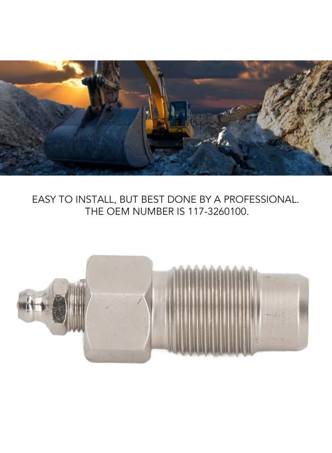 Hilitand Excavator Grease Valve, Stainless Steel Track Adjuster Grease Valve - Image 3