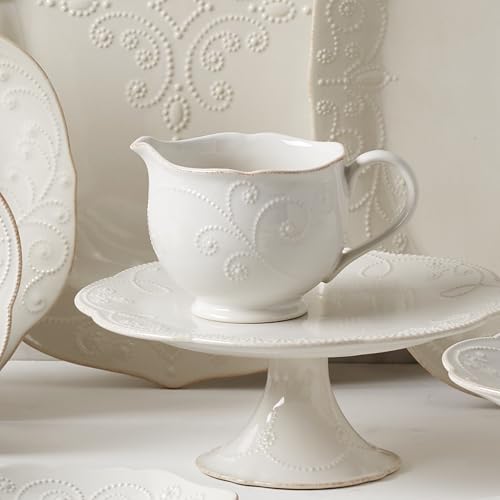 Lenox French Perle Sauce Pitcher, White - - Image 2