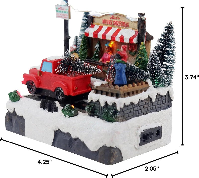 Lemax - Tree Delivery 93423 Transport of Christmas Trees - Christmas Village Winter Village - Image 5