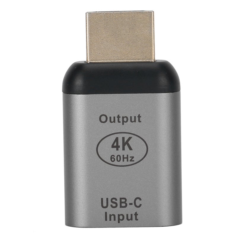 Type-C To HDMI Adapter - 4K 60Hz Aluminum Alloy Shell - Plug And Play HDMI 2.0 Adapter For Laptop Projector Home Theater - Image 3