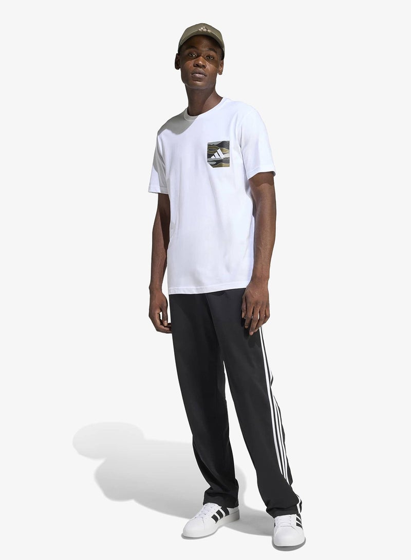 Adidas Camo Woven Pocket Graphic T-Shirt - Image 5
