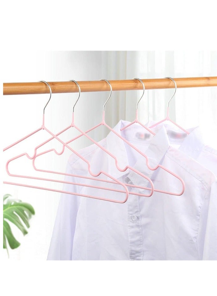 30pcs  Portable Home Clothes Hangers - Plastic Hangers Space Saving - Durable Coat Hanger with Shoulder Grooves  - Image 2