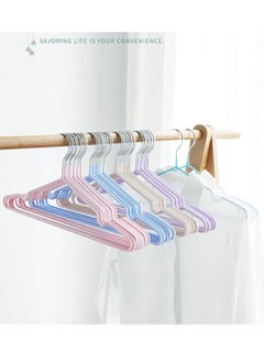 Generic 30pcs  Portable Home Clothes Hangers - Plastic Hangers Space Saving - Durable Coat Hanger with Shoulder Grooves  - Image 5