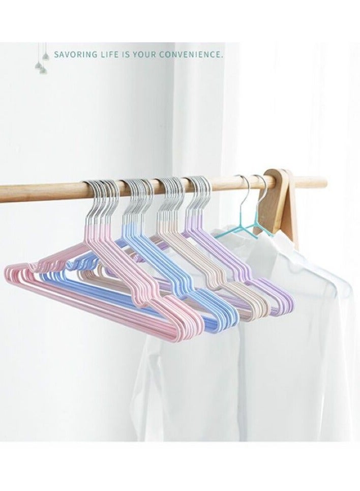 30pcs  Portable Home Clothes Hangers - Plastic Hangers Space Saving - Durable Coat Hanger with Shoulder Grooves  - Image 5