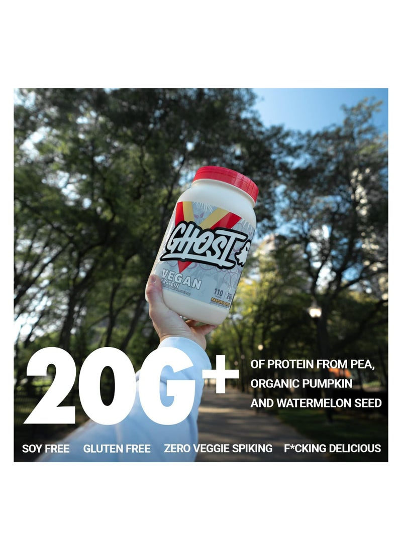 Ghost - GHOST Vegan Protein Powder, Chocolate Cereal Milk - 2lb, 20g of Protein - Plant-Based Pea & Organic Pumpkin Protein - ­Post Workout & Nutrition Shakes, Smoothies, & Baking - Soy & Gluten-Free - Image 1