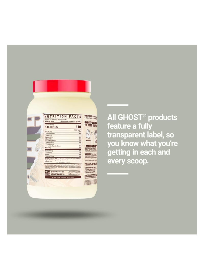 Ghost - GHOST Vegan Protein Powder, Chocolate Cereal Milk - 2lb, 20g of Protein - Plant-Based Pea & Organic Pumpkin Protein - ­Post Workout & Nutrition Shakes, Smoothies, & Baking - Soy & Gluten-Free - Image 1